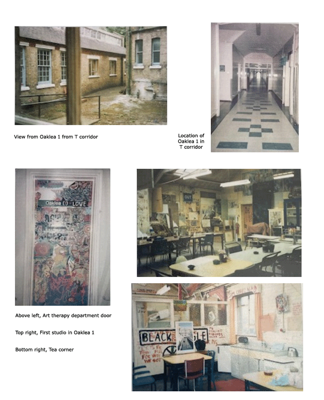 THE ART THERAPY DEPARTMENT / OAKLEA 1
